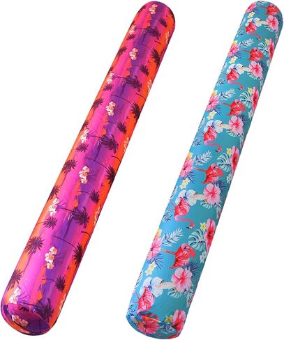 Inflatable Swim Pool Noodles, 2 Pack Inflatable Jumbo Pool Noodles Floats, 56 Inch x 6.5 Inch Pool Floats for Adults, Pool Floats Toys for Swimming Pool, Beach & Lake in Saudi Arabia