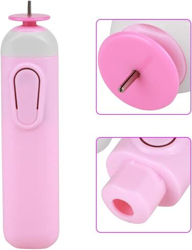 Electric Paper Quilling Pen, Electric Paper Winder, Automated Origami Winder Curling Pen for Paper Rolling Crafts (Pink) in Saudi Arabia