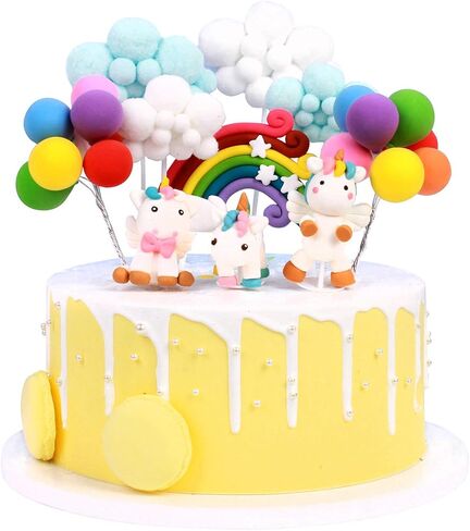 2 مجموعات (16pcs) رومانسية ملونة البالون كعكة أعلى كب كيك يختار الزفاف عيد ميلاد ديكورات الحفلة الحزب لصالح الحلوى كب كيك توببر مختارات الحزب زخرفة الزخرفة in Saudi Arabia