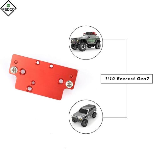 Redcat Gen7 Upgrades Servo Mount Aluminum Servo Bracket 13814 for RedCat Everest Gen7 Pro/Sport Upgrade Parts 1/10 RC Crawler in Saudi Arabia