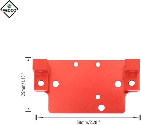 Redcat Gen7 Upgrades Servo Mount Aluminum Servo Bracket 13814 for RedCat Everest Gen7 Pro/Sport Upgrade Parts 1/10 RC Crawler in Saudi Arabia