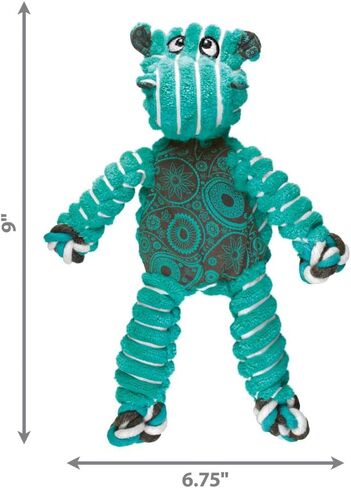 KONG - Floppy Knots Fox - Internal Knotted Ropes and Minimal Stuffing for Less Mess - For Small/Medium Dogs in Saudi Arabia