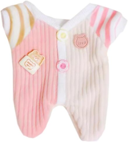 Niannyyhouse 10cm ~ 15cm 20cm Doll Doll Doll Cloths Onesie Colorblocking Suit Suit Doll Up (Blue 10cm ~ 15cm) in Kuwait