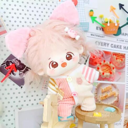 Niannyyhouse 10cm ~ 15cm 20cm Doll Doll Doll Cloths Onesie Colorblocking Suit Suit Doll Up (Blue 10cm ~ 15cm) in Kuwait