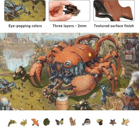 Mysterious Face Jigsaw Puzzles for Adults 1000 Pieces, 6 Colors on Back Puzzles, Pieces Fit Together Perfectly, Puzzle Size 26.6x19.2 in Saudi Arabia