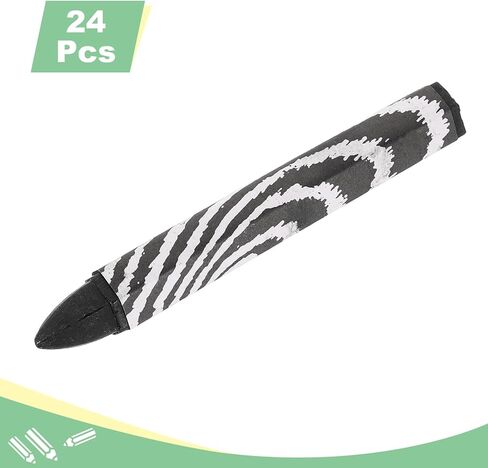 uxcell Lumber Marking Crayons, 24 Pcs Blue Hex Wax Tire Marker, 4" x 0.55" Hex Waterproof Drawing Crayons Furniture Marker for Wood, Glass, Cartons, Cloth, Stone, Ceramics in Kuwait