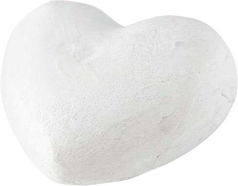 Santa Barbara Design Studio Pure Design Paper Mache Heart Decorations for Home, 2.75" x 2.75", Natural in Kuwait