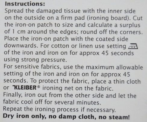 Iron On Elasticated Clothing Repair Tape, 40cm x 6cm, Grey in Saudi Arabia