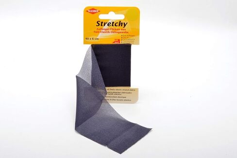 Iron On Elasticated Clothing Repair Tape, 40cm x 6cm, Grey in Saudi Arabia