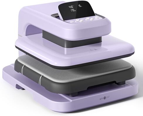 HTVRONT Auto Heat Press 2 - Heat Press Machine for T Shirts with Adjustable Pressure & Higher Heating Height, Heats Up Fast and Evenly Heat Press 15x15 for HTV, Sublimation, Heat Press Projects in Saudi Arabia