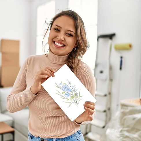 VJQ Blank cards, 24 Pack Blank Greeting Cards, Watercolor Blank Note Cards, Blank Cards 4x6 for all Occasions, 12 Design Stationary Set in Saudi Arabia
