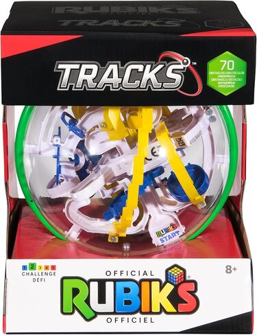Rubik's Cube, Tracks 125 3D Gravity Maze & 3D Puzzle Game with 125 Obstacles, Challenging Problem-Solving Brain Teaser, Fidget Toy & Sensory Puzzle for Adults, Teens & Kids, for Ages 8 & Up in Kuwait