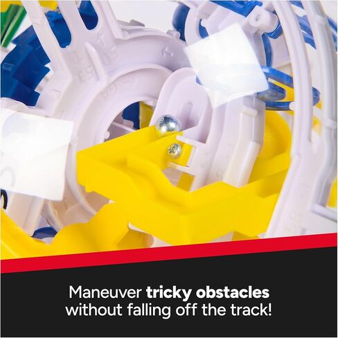 Rubik's Cube, Tracks 125 3D Gravity Maze & 3D Puzzle Game with 125 Obstacles, Challenging Problem-Solving Brain Teaser, Fidget Toy & Sensory Puzzle for Adults, Teens & Kids, for Ages 8 & Up in Kuwait