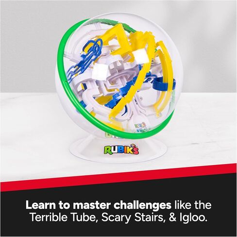 Rubik's Cube, Tracks 125 3D Gravity Maze & 3D Puzzle Game with 125 Obstacles, Challenging Problem-Solving Brain Teaser, Fidget Toy & Sensory Puzzle for Adults, Teens & Kids, for Ages 8 & Up in Kuwait