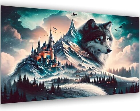 Meothan 5D Diamond Painting Kits for Adults Hot Air Balloons Diamond Art Kits for Adults Beginner DIY Diamond Art Painting Round Full Drill Diamond Gem Art Kits for Wall Decor Gift 12x16in in Saudi Arabia