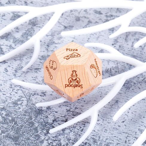 Anniversary Christmas Date Night Gifts for Wife Husband Men Women Stocking Stuffers for Adults Men Women Adult Gag Gifts Valentines Birthday Wood Food Dice Gifts for Him Her Boyfriend Girlfriend in Kuwait