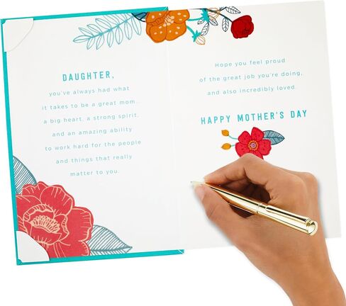 Hallmark Mothers Day Card for Daughter (Great Daughters Become Great Mothers) in Saudi Arabia