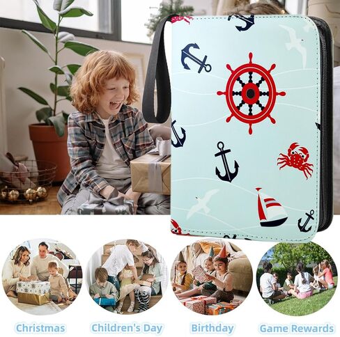 900 Pockets Trading Card Binder, Football Card Binder Album, Rugby Card Collector Album, PU Leather Card Collector Folder for MTG, Game Cards, Sports Cards (Football) in Kuwait