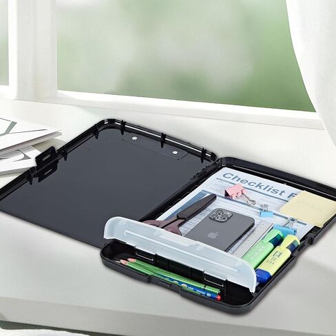 Flame Dragon A4 Clipboard with Storage Pen Holder, Clipboards Organizer Nursing Clipboard Foldable File Folder Plastic Clipboard Folio Clip Board for Office Students Classroom Doctor in Saudi Arabia