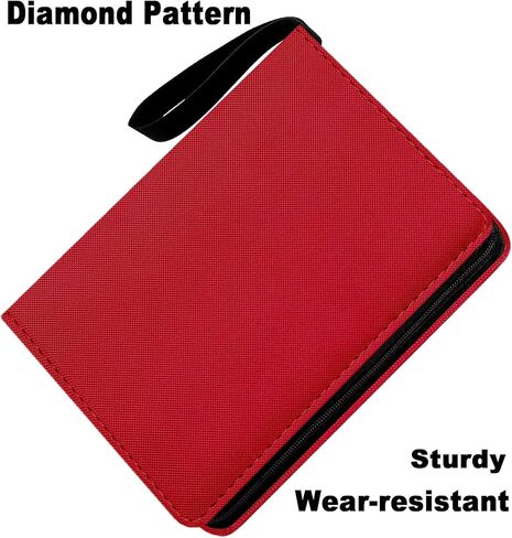 Card Binder 9 Pocket Precium Zipper Card Card Album 720 Cards Bolders for MTG TCG Sports Cards Binder (Black) in Kuwait