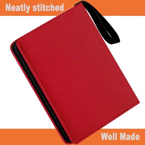 Card Binder 9 Pocket Precium Zipper Card Card Album 720 Cards Bolders for MTG TCG Sports Cards Binder (Black) in Kuwait
