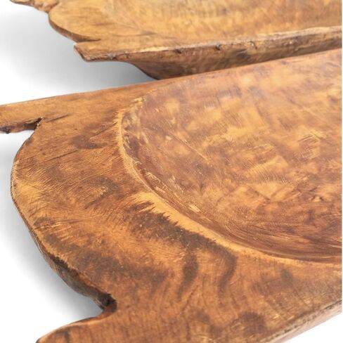 26" -27" Montana Decorative Wood Dough Bowl, The Montana Large Decorative Dough Bowl, Table Center Piece, Decorative Bowl in Kuwait