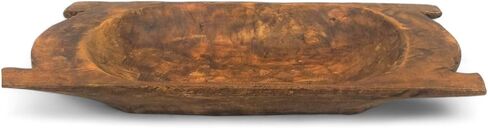 26" -27" Montana Decorative Wood Dough Bowl, The Montana Large Decorative Dough Bowl, Table Center Piece, Decorative Bowl in Kuwait