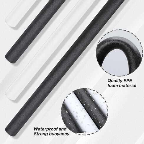 Hanaive 4 Pack 55 Inch x 3.5 Inch Jumbo Pool Noodles Floating Pool Noodles Foam Tube Extra Large Hollow Swim Noodles Floats Heavy Duty for Adults Swimming Craft Projects in Kuwait