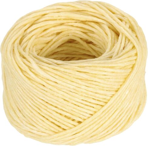 PATIKIL 98ft Beeswax Candle Wick, 80mm Candle Wicks Well Coated with Natural Beeswax for Candle Making Wick Lighter, Light Beige 2mm in Kuwait