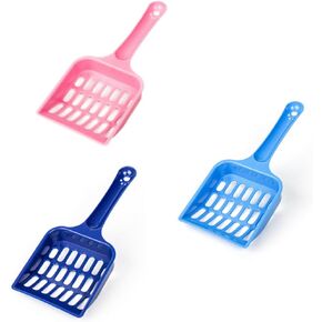 Plastic Cat Litter Scoop Long Handle Cat Litter Scoop Pet Litter Cleaner Scoop with Easy Handle for Pet Litter
