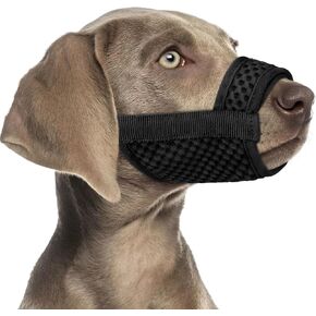 Mayerzon Dog Muzzle مع خطاف وحلقة للكلاب الصغيرة المتوسطة الكبيرة ، شبكية ناعمة بيغل لابرادور جرو لاعبين للعض المسلح ، والتنفس ، قابل للتعديل ، يسمح بتلهف الشرب