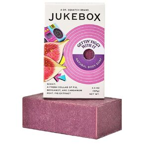 JUKEBOX Soap, Gettin' Figgy With It, Natural Bar Soap for Women, Cold Process, Bath Soap with No Harmful Ingredients, Created for All Skin Types, Fig, Bergamont,Cardamom Scents- 4.5oz