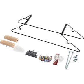 John Bead Bead Loom, Light-Weight Metal Kit for DIY Necklace, Bracelet, Weaving, Jewelry Making