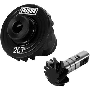 LINGORA 20/8T الصلب سبيكة حلزونية المحور العتاد المحور ل 1/18 RC زاحف Redcat Ascent-18 Upgarde (مجموعة واحدة)