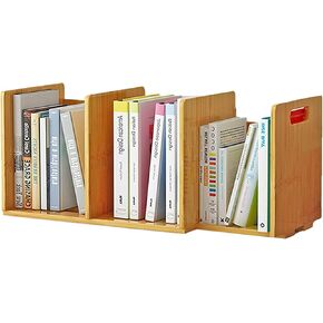 سطح المكتب على سطح المكتب سطح المكتب القابل للتوسعة منظم المكتب المكافآت المكتب مكتب تخزين منظم عرض الرف رف الرف للمستلزمات المكتبية ، المطبخ ، الحمام (بني ، 13.2 "-24.4)