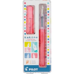 Pilot Kakuno Fountain Pen, Coral Barrel, Fine Nib