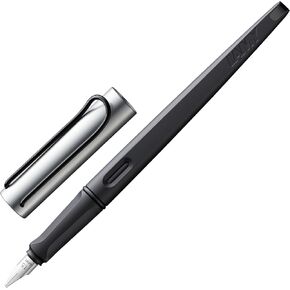 LAMY 1.1mm Nib Joy AL Fountain Pen, Black/Silver (L11-1.1)