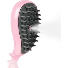 Nepfaivy Cat Steam Brush للتسلق - مشط Defur Spritz للقطط ، فرشاة شعر الكلب البخارية للتدليك للقطط الداخلية ، مشط رذاذ البخار المائي للحيوانات الأليفة ، فرشاة بخار الكلب