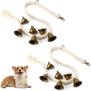 Dog Bell for Potty Training and House Training 2-Pack for Puppy Ring Out Training Puppy Supplies Dog Training Bell
