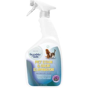 Pet Stain & Odor Eliminator, Lavender Scent, 32 Fl Oz Spray Bottle