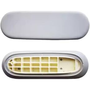 Office Chair Armrest Pad Replacement Compatible with Herman Miller sayl Office Chair Fixed and Height Adjustable Arms, Vinyl, Light Gray (Pair)
