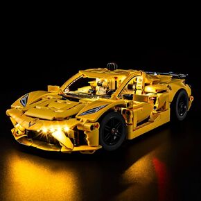 مجموعة إضاءة LED Kyglaring لـ Lego Technic Chevrolet Corvette Stingray Toy Model ، متوافقة مع LEGO 42205 ، لم يتم تضمين مجموعات الطوب (الإصدار الكلاسيكي)