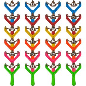 24pcs أنبوب مقلاع الطيران في ألعاب كبيرة ، لعبة إطلاق النار المطاطية اللزجة لعبة الرماية ، حزب الجدة هدايا مضحكة للأطفال عيد ميلاد عيد ميلاد جيد.