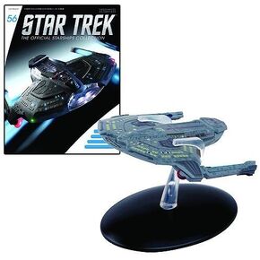 Star Trek Starships Saber Class Die-Cast Metal مع مجلة Collector Magazine