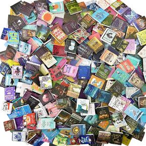 340 PCS COOK MINITURES SET ، كتب مصغرة للوصول إلى القلق ، ديكور دمية ، صياغة DIY ، الكتب المصغرة الملحقات المصغرة