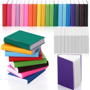 Draupnir 50 PCS Book Miniatures ، 40 كتب مصغرة ملونة und 10 كتاب مصغرة أبيض ، 1:12 كتب مصغرة صغيرة لعبة عيد الميلاد للبنين Girls Dollhouse Crafts Decoration