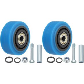 Meccanixity Push Cart Wheels استبدال العجلات المتداول المطاط مع تجويف لشاحنات منصة الأثاث الشاحنات على الرف العربة التسوق