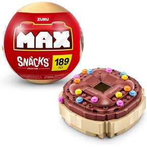 MAX Premium Snacks Building Bricks Collection (Pizza) by ZURU. Building Bricks for Teens, Adults and Collectors. Build, Collect and Display Your Collection of Delicious Snacks!