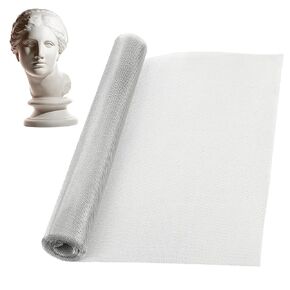 PRO PRO-SCULPTING WIRE MESH ROLL 16 "x100" (0.08 × 0.11 شبكة فائقة الكثافة) | شبكة تسليح الألومنيوم الثقيلة للطين والفن المعدني و DIY الحرف | مقص ، مقاوم للصدأ ، معتمد من الفنان
