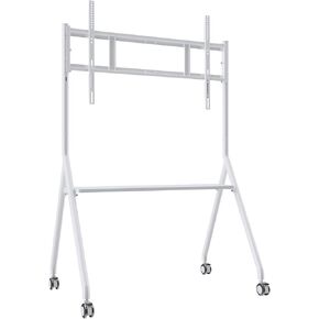 Mobile Cart for 75 Inch Smart Board, Portable Stand for NewBoard Interactive Whiteboard, Four Lockable Wheels, Sleek Design for The Modern Office or Classroom